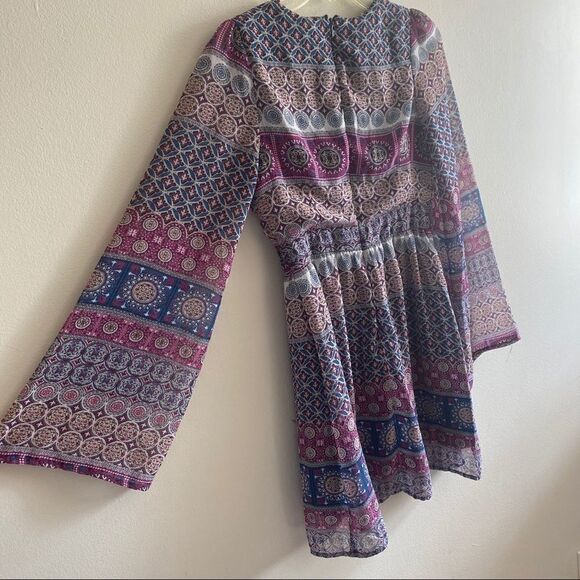 Design Lab Long Sleeve fit and flare Mini Dress - Picture 7 of 7